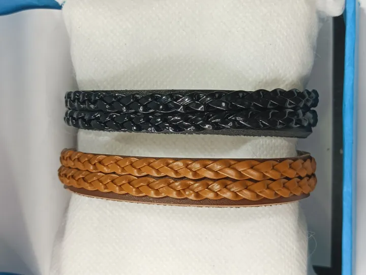 2%20Piece%20fashion%20Comfortable%20Braid%20Brclet%20For%20Men%20Stylish%20Fashion%20Artificial%20lethere%20Comfortable%20Braclet%20For%20Men%20-%20Image%208