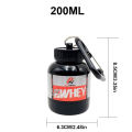 100/200ml Portable Protein Powder Supplement Container Lightweight Leakproof Storage Bottle. 