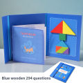 Hot Magnetic 3D Puzzle Geometric Shapes Tangram Jigsaw Board Kids Montessori Games Children Educational Wooden Toys.