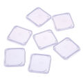 10pcs/lot Transparent SD Memory Card Case Holder Box Storage Boxes Memory Card Clear Plastic Case Holder Protector. 