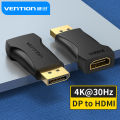 Vention DP to HDMI Adapter 4K30Hz Display Port Male to HDMI Female Converter for PC Laptop Projector DisplayPort to HDMI Adapter. 