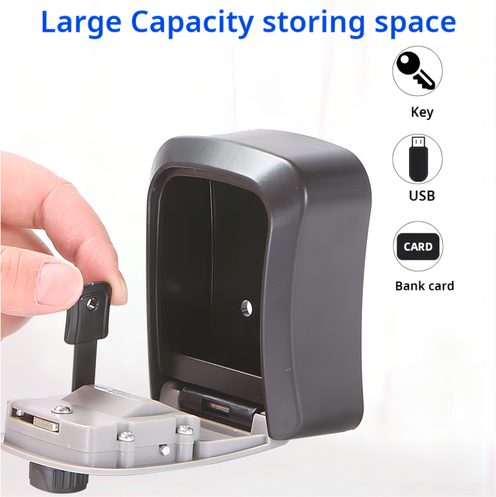 HEE%20RAK%20Key%20Lock%20Box%204-digit%20Code%20Password%20Storage%20Key%20for%20Home%20Wall%20Mounted%20Anti-theft%20Waterproof%20Outdoor%20Knob%20Safe%20Key%20Box%20-%20Image%203