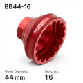 MUQZI Centerlock Rotor Lockring Tool Bike 44mm 16-Notch Bottom Bracket Removal Socket Wrench. 