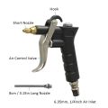 Air Compressor Duster, 1/4" Air Duster Blow G un Blower High Pressure Pis tol-Grip Connector with Extension Nozzle Pneumatic Cleaning Tool. 