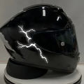 1PC Reflective Lightning Motorcycle Stickers Waterproof Safe Driving for Motorbike Helmet Fuel Tank DIY Scooter Vinyl Decals.