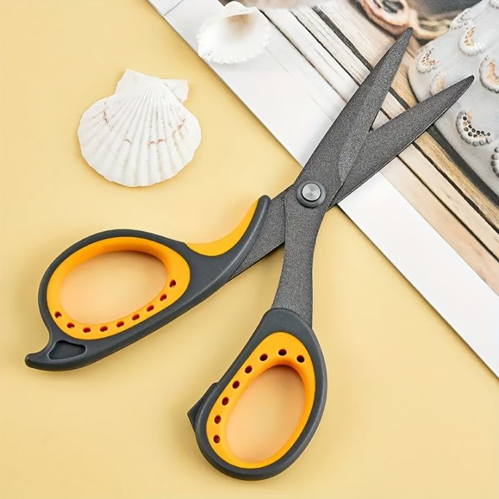 Professional%20Teflon-Coated%20Metal%20Scissors%20-%20Non-Stick,%20Sharp%20Blades%20for%20Adhesive%20Tape%20&%20Crafts,%20Rust-Proof,%20Multi-Purpose%20Office%20-%20Image%203