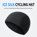 Outdoor Sports Cycling Hat Quick Drying Small Cap Motorcycle Ice Silk Breathable Hat Bike Helmet Liner Hat Running Skiing Headwe.