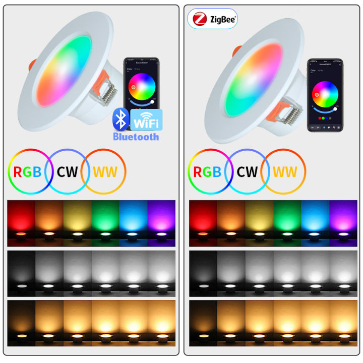 WiFi%20Smart%20LED%20Downlight%20Zigbee%20Down%20Light%20Dimmable%20Round%20Spotlight%205W%207W%2010W%2015W%20Color%20Change%20Alexa%20Google%20Home%20Vocie%20Control%20lightify%20-%20Image%203