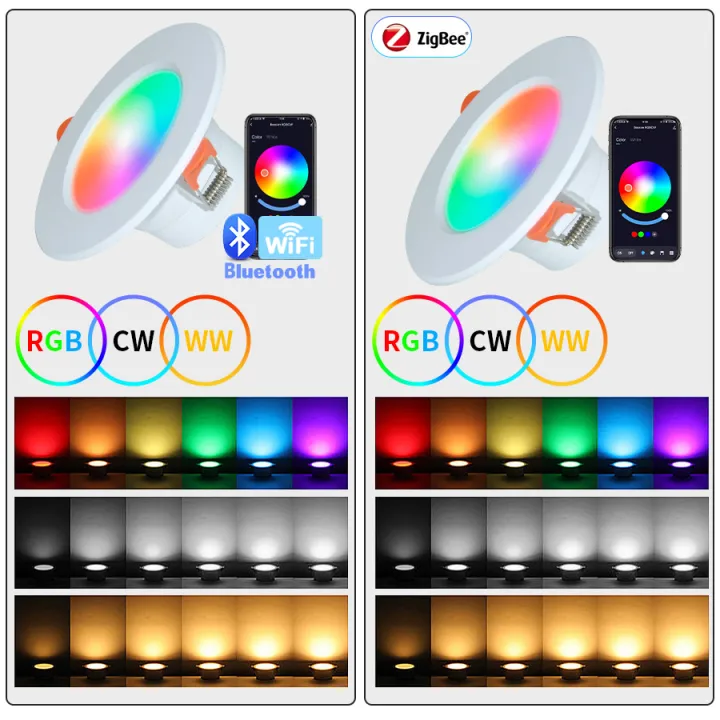 WiFi%20Smart%20LED%20Downlight%20Zigbee%20Down%20Light%20Dimmable%20Round%20Spotlight%205W%207W%2010W%2015W%20Color%20Change%20Alexa%20Google%20Home%20Vocie%20Control%20lightify%20-%20Image%203