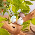 8pcs Miniature Bird Figurines, Mock Animal Toy Mini Cute Pet ModelFOr Fairy Garden, Moss Micro Landscape. 