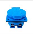 Generator 2 Pin Plug & Socket, AC 250V 16A Generator Power Plug, Generator Parts. 