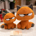 25CM Novelty Cute Orange Cat Plushie Soft Stuffed Doll Kawaii Creative Cartoon Stuffed Animals Toys Kid Birthday Halloween . 