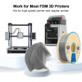 1.75mm PETG 3D Printer Filament 250g High Speed 300mm/s High Strength New Formula Excellent Layer Gray.