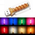 Car USB LED spiral Filament Touch Dimming Bulb 5V Retro LED Bulbs 1W Night Light Camping Incandescent Decorative LED Lighting. 