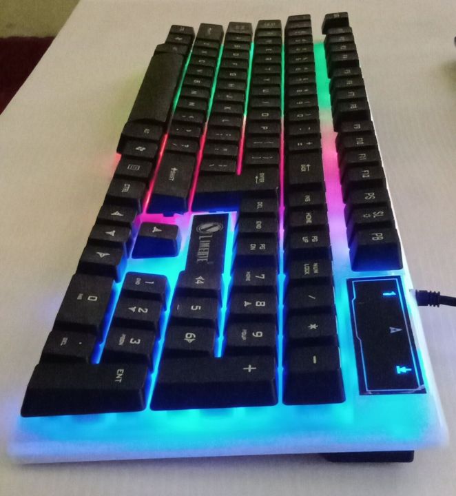 Lemeide%20TX30%20Suspension%20Backlight%20Game%20Keyboard%20%7C%20RGB%20Gaming%20104%20Keys/%20Blue%20Switches%20Wired%20USB%20Keyboards%20/%20Black/Backlit%20/Gaming%20Keyboard%20with%20Mechanical%20feel%20/Colorful%20Keys%20for%20PUBG%20Fortnite%20DOTA%20CS%20GO%20%5B%20White%20&%20Black%20-%20Retail%20Box%20%5D%20-%20Image%205