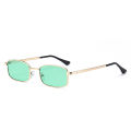 New Small Square Sunglasses With Fashionable Metal Frames For Driving Car Sunglasses1008.