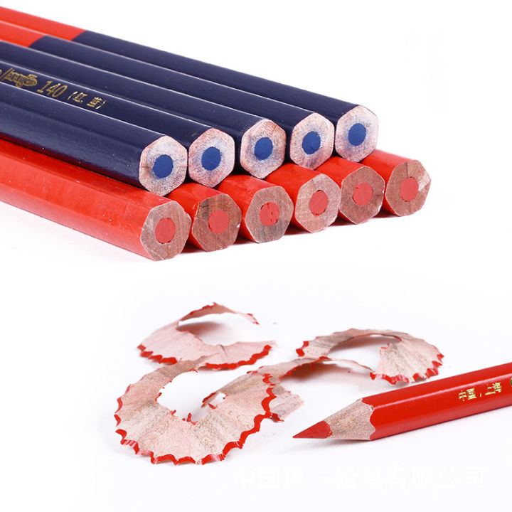 10Pcs%20Big%20Pencil,Red&Blue%20Double-Ended,Medical%20Science%20Laboratory%20Plotting%20Construction%20Wood%20Working%20Mark%20Stationery%20-%20Image%203