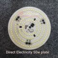 Ultra Bright Warm White Input Ac 220V 50W Integrated Ic Driver Smd Led Water Proof 50Watt Round Led Board 112Mm White Color Led Smd Board. 