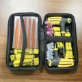 Pro Tire Repair Kit for Vacuum Tires Puncture Leak Fix With Storage Bag Manual for Car Motorcycle Bike Truck.