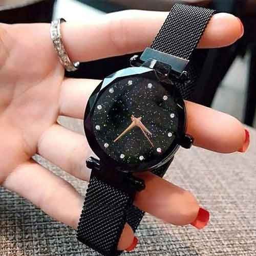 Ladies%20Girls%20Women%20Casual%20Party%20Fashionable%20Adjustable%20Luxury%20Elegant%20Rich%20Look%20Stainless%20Steel%20Magnet%20Wrist%20Watch%20-%20Image%202