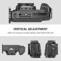 New Version) SMALLRIG Cage Compatible with BMPCC 4K, 6K, Camera Cage for Blackmagic Pocket Cinema Camera 4K with Anti-twist Mechanism and Mounting Points - 2203B. 