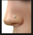 Elegant gold plated Nose pin  High qauilty with zercon stone best quality koka design. 
