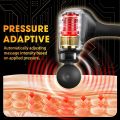 Massage Gun with Upgraded Extension Handle, Back Massager for Pain Relief, Massage Gun Deep Tissue with 4 Massage Heads, Handheld Massager for Neck Shoulders Waist Arm Legs, Black. 