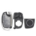 Dandkey 3 Buttons Flip Remote Car Key Case For Hyundai Solaris Verna ELANTRA Santa Fe i10 i20 i30 i35 i40 IX35 IX45 Key Shell.