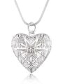 Hot 925 Sterling Silver Photo Frame Pendant Necklace 18/20/22/24 Inch Snake Chain For Woman Charm Wedding Fashion Jewelry. 