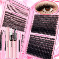 Show-Stopping Top & Bottom Lash Kit – 250/740 Cluster Shell Fluffy Volume, Mix-&-Match Lengths & Styles! Killer for Any Look. 