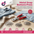 High Quality Metal Snap Buttons Press Pliers Tool Kit Includes 50 Metal Prong Snaps Buttons Sewing Free Buttons Set For Diy Crafts Home Sewing Accessories 9.5MM Metal Sewing Prong Ring Buttons Clip Pliers Button Press Snap Tool With 25pcs. 
