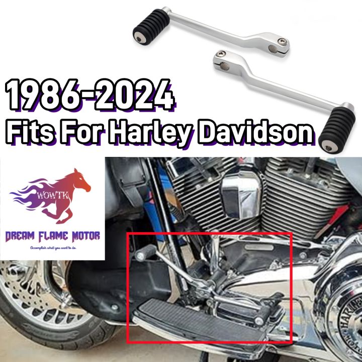 Heel%20Toe%20Shift%20Pegs%20Front%20Rear%20Gear%20Lever%20Shifter%20Motorcycle%20For%20Harley%20Davidson%20Street%20Glide%20Touring%20Softail%20Fat%20Boy%20Road%20King%20-%20Image%204