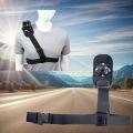 360° Shoulder Strap Mount Chest Harness Adapter For Hero 13 12 11 10 9 8 7 6 5 4 3+ 3 Black Edition Yi.