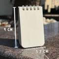 Mini Spiral Pocket Diary ‘Am I Fat?’ – 9 cm x 5.3 cm | Matte Card Cover | 60 Blank Pages. 