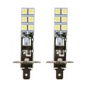 2pcs H1 LED Headlamp Bulb 6000k 55W High Low Beam White Headlight Fog Driving Light Daytime Running Bulb For Car Part.