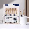 6Pcs/Set High Quality Ultra-soft Toothbrush Gentle Microfiber Gum Cares Anti-slip Handle Soft Hair Toothbrush Oral Cleaning. 