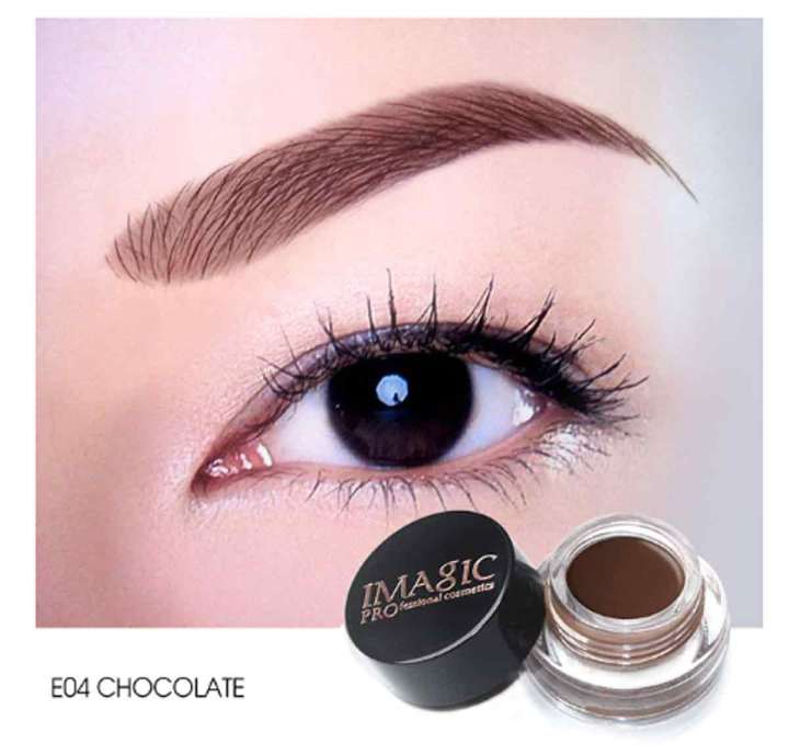 IMAGIC Professional Eyebrow Cream Gel Pomade - Shade #E04 Chocolate