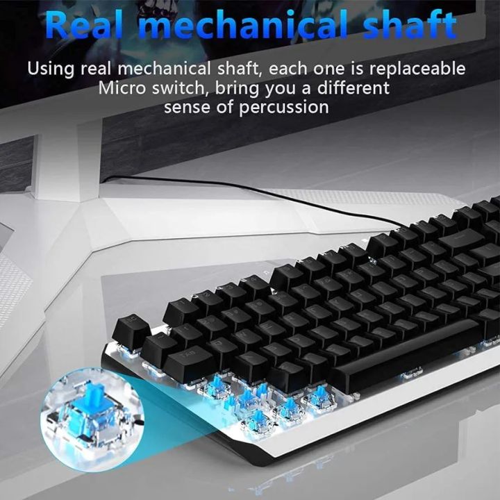 AULA%20F3087%20Mechanical%20Gaming%20Keyboard%20with%20RGB%20lRainbow%20Blacklit,%20ABS%20Keycaps,%2087%20Keys%20Anti-Ghosting%20Ergonomic%20USB%20Type-C%20Wired%20Computer%20Keyboards%20for%20Windows%20PC%20Blue%20Switch%20-%20Image%203