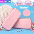NEW Travel Carrying Case for 2025 Switch 2 Game Accessories Waterproof EVA Hard PU Case Protective Storage Bag For NS2 Switch 2.