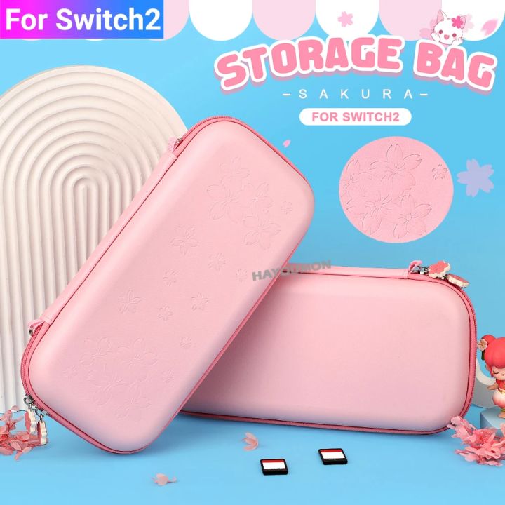 NEW Travel Carrying Case for 2025 Switch 2 Game Accessories Waterproof EVA Hard PU Case Protective Storage Bag For NS2 Switch 2