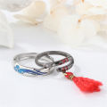 Anime Mo Dao Zu Shi Cosplay Couple Ring Wei WuXian Lan WangJi Lover Rings Ancient Style Jewelry Gift Prop Accessories.