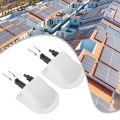 Caravan Solar Panel Wire Cable Double Hole Entry Gland Sealing Box Curved Cable Connector Waterproof For RV Motorhome Boats. 