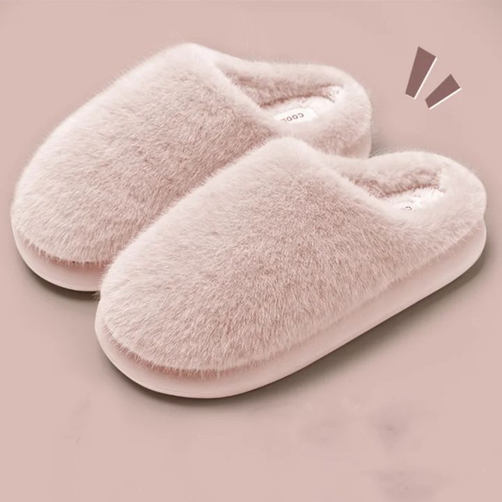 Winter%20Women's%20Faux%20Fur%20Warm%20Slippers-Plush%20Toe-Cover%20Slip-Resistant%20Cotton%20House%20Shoes,Soft%20Cozy%20Indoor%20Slides%20with%20Thick%20Sole%20-%20Image%206