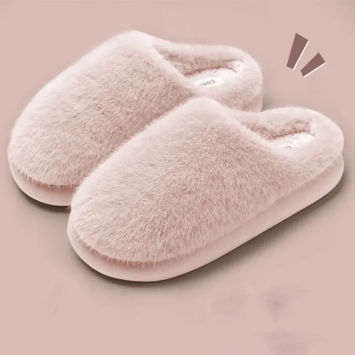 Winter%20Women's%20Faux%20Fur%20Warm%20Slippers-Plush%20Toe-Cover%20Slip-Resistant%20Cotton%20House%20Shoes,Soft%20Cozy%20Indoor%20Slides%20with%20Thick%20Sole%20-%20Image%206