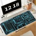 Circuit Board Pattern overlock Mouse Pad Desk accessories office Pad Computer Laptop Pad Keyboard Mouse Pad Game Console Pad. 