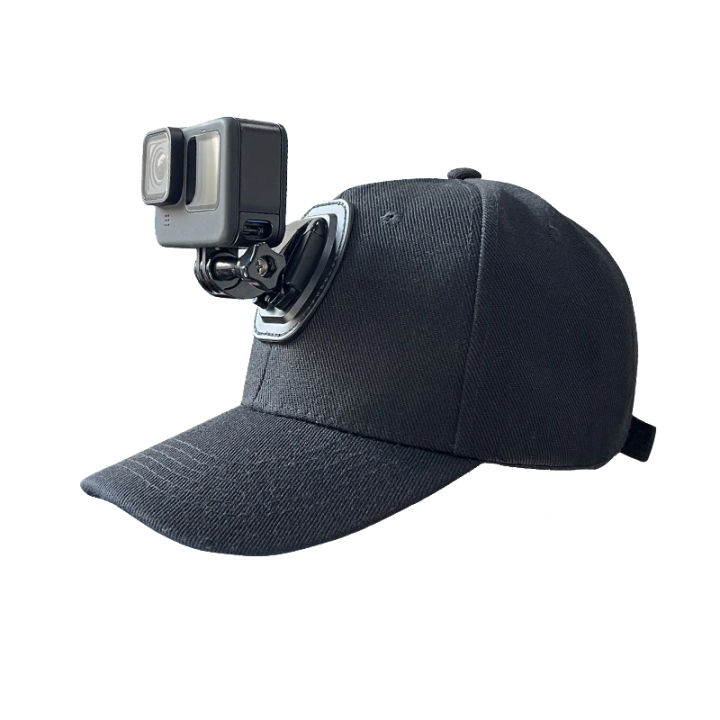 Baseball Cap Hat Holder Mount Bracket for GoPro Hero 12 11 10 9 8 7 6 5 DJI Osmo Action Akaso SJCAM Action Camera Accessories