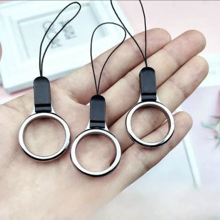 Phone%20Ring%20Strap%20Black%201%20Pcs%20Compact%20and%20Lightweight%20Design%20Reliable%20Everyday%20Phone%20Protection%20-%20Image%203