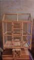 Wooden bird larg size big cage canaries and other small birds. haviey wood parits ni khay gy. Haviey net gali . beauty cage for home corner and enjoy. hight 3ft lenth 32inch werth 18 inch.. 