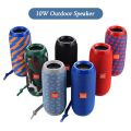 T&G TG117 Portable Bluetooth Speaker Outdoor Wireless Woofer Free Call /FM/TF Card/USB Flash Drive Connect Mobile Phone/Tablet. 