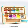 Early Education Puzzle Board Magnetic Maze Board Color Sorting Game Counting Toy Wooden Magnet Puzzles Educational Toys. 